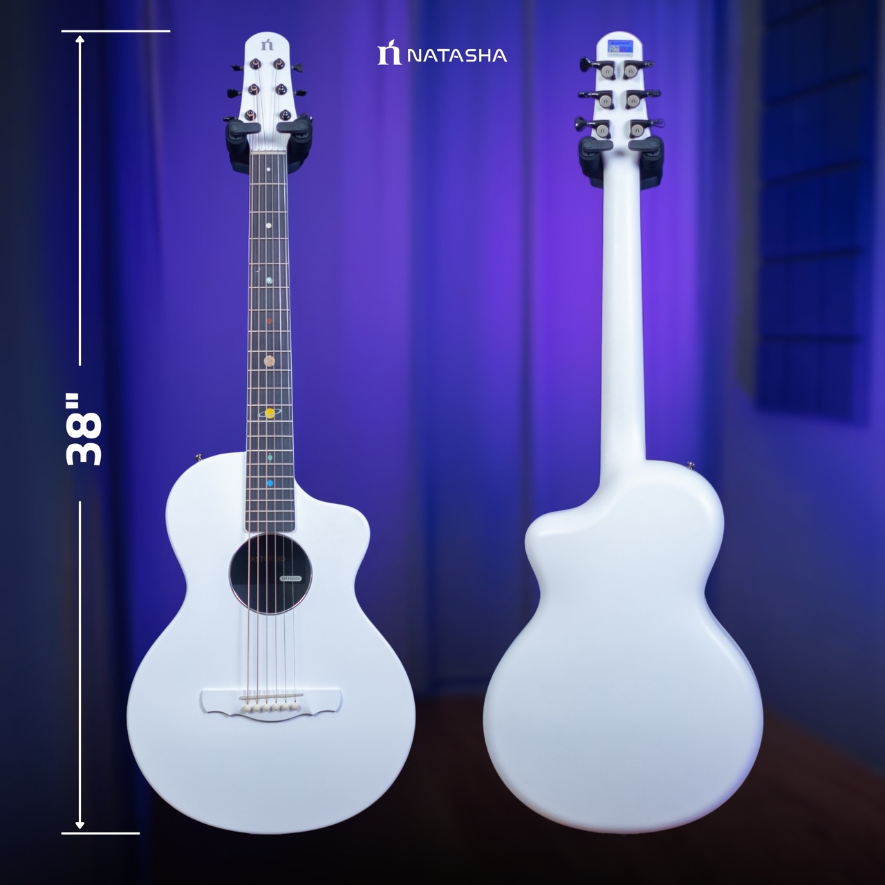 รีวิว Natasha Asteriod กีตาร์โปร่ง ดีไซน์สวย พร้อม Inlay ดวงดาว