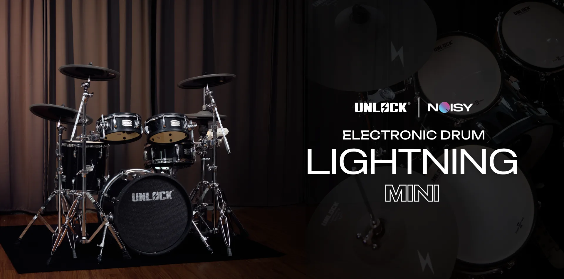 Unlock Lightning Mini กลองไฟฟ้า Noisy Music Shop